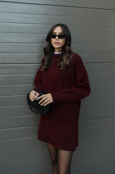 Sibilla | Set Donna Maglione Oversize & Gonna