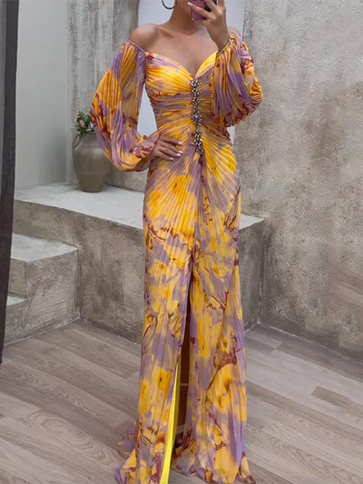 Tovia | Abito Elegante con Scollo a V per Occasioni Speciali
