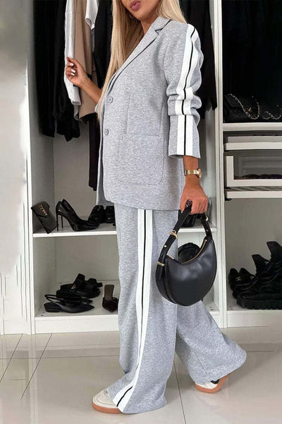 Mara | Set Completo Con Collo A Contrasto