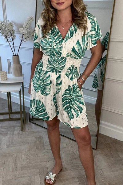 Quyra | Tuta Lunga da Donna con Stampa Floreale Elegante e Casual