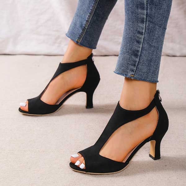 Elisenda | Sandali con Tacco Ortopedici Eleganti per Donna dal Comfort Raffinato