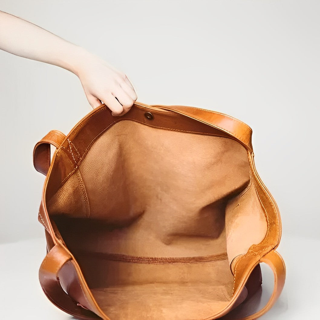 Borsa a tracolla in pelle vintage Aurora's Charm