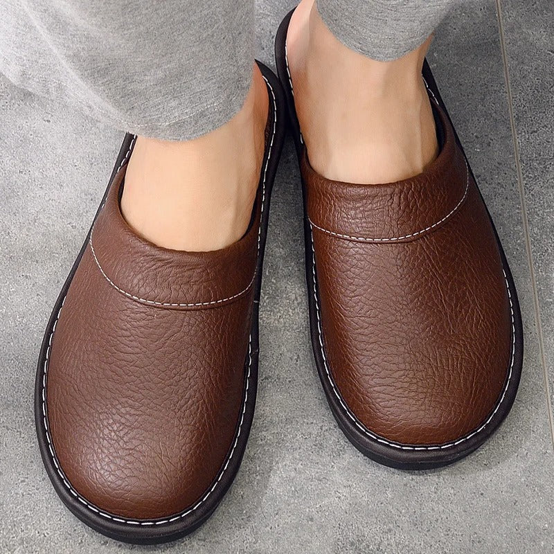 Matteo | Pantofole Uomo Eleganti in Pelle Vegana