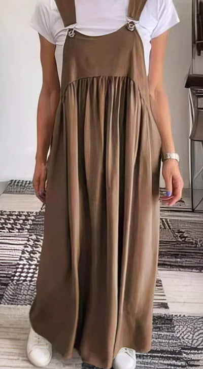Camille | Vestito Fluido Senza Maniche per uno Stile Casual-Chic