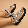 Bianca | Sandali Estivi Flat Leopardati dallo Stile Chic