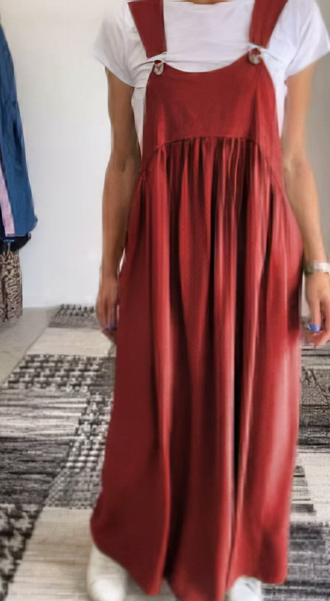 Camille | Vestito Fluido Senza Maniche per uno Stile Casual-Chic