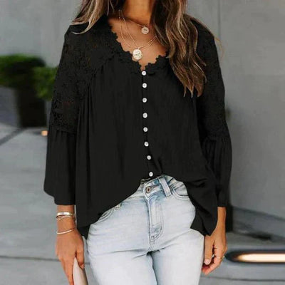 Sara | Blusa in Pizzo Floreale Elegante