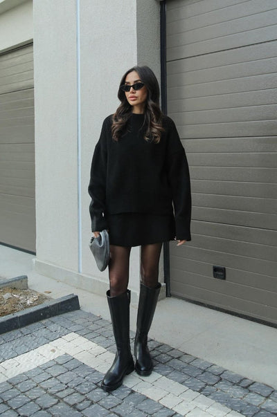 Sibilla | Set Donna Maglione Oversize & Gonna