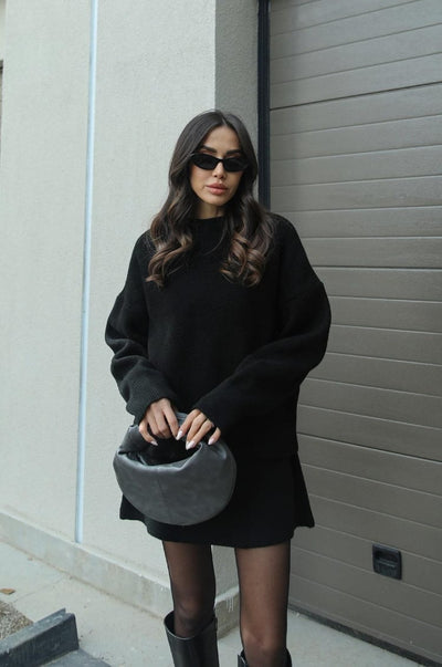 Sibilla | Set Donna Maglione Oversize & Gonna