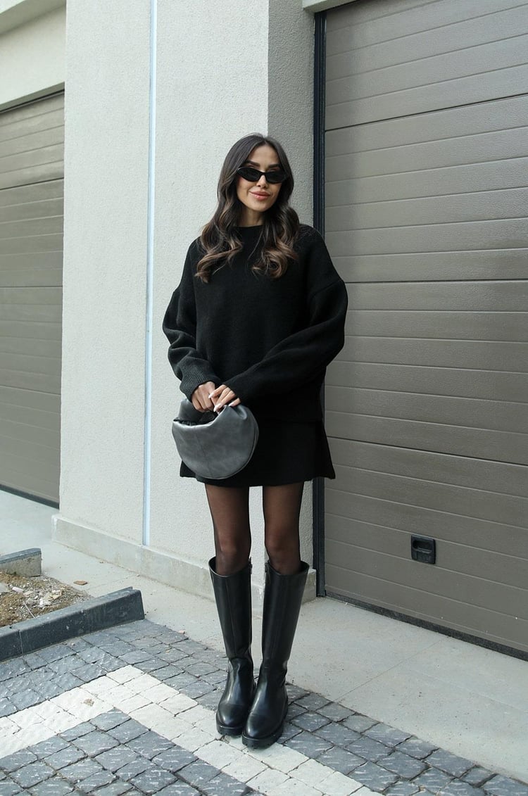 Sibilla | Set Donna Maglione Oversize & Gonna