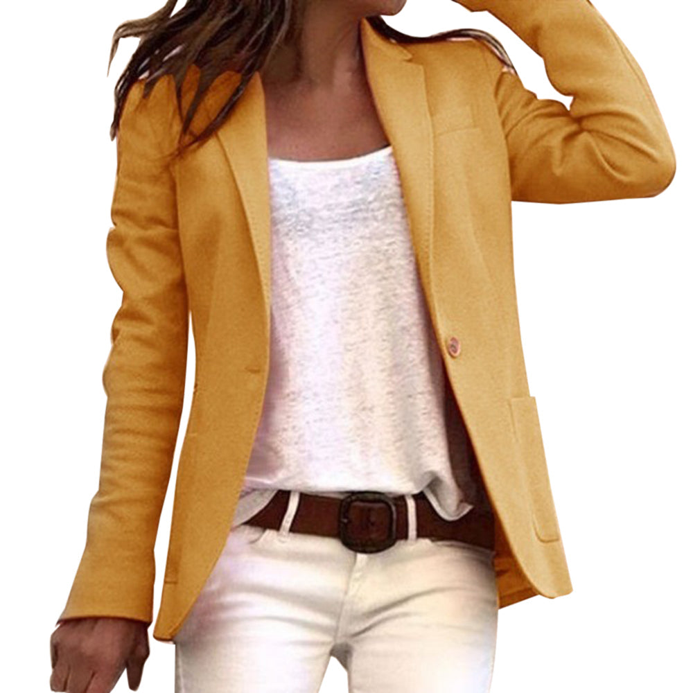 Jareth | Blazer Donna Slim A Maniche Lunghe Con Bottoni