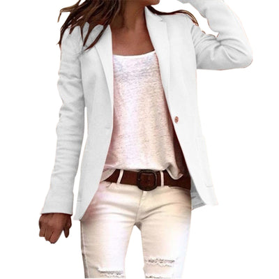 Jareth | Blazer Donna Slim A Maniche Lunghe Con Bottoni