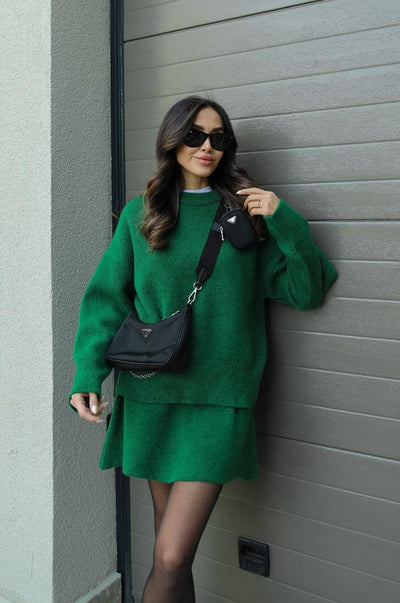 Sibilla | Set Donna Maglione Oversize & Gonna