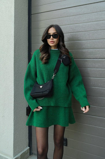 Sibilla | Set Donna Maglione Oversize & Gonna