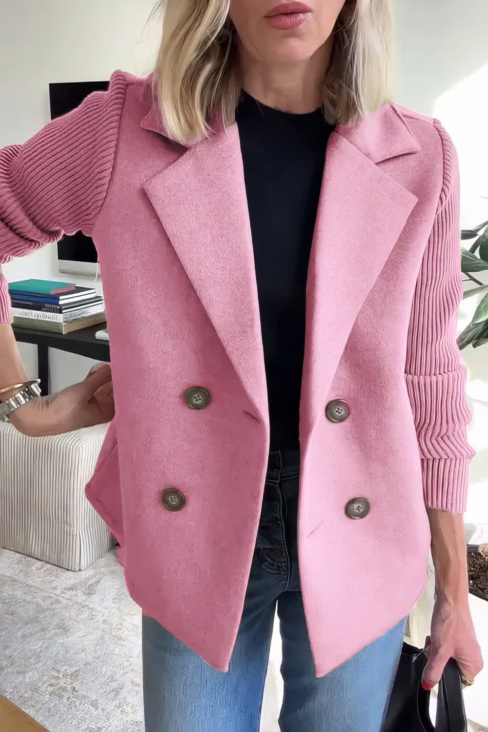 Claire | Cardigan Lungo Patchwork Chic e Super Comodo