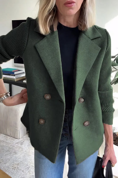 Claire | Cardigan Lungo Patchwork Chic e Super Comodo