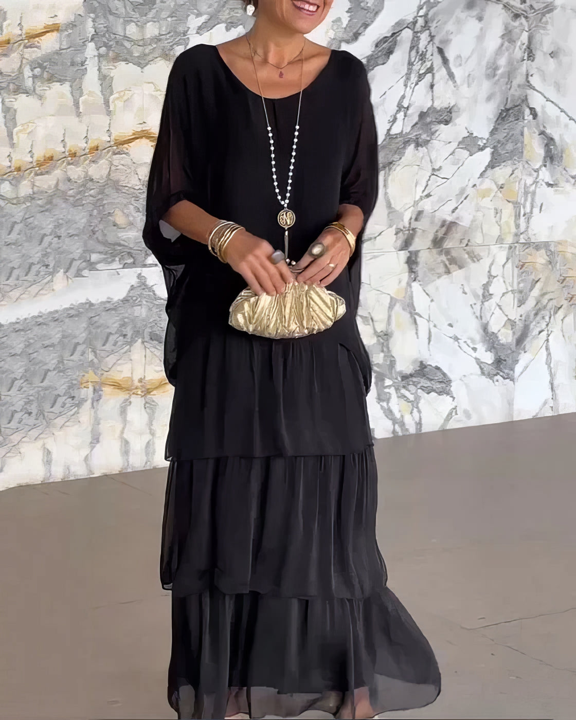Caroline | Abito Maxi Elegante e Confortevole per Ogni Occasione