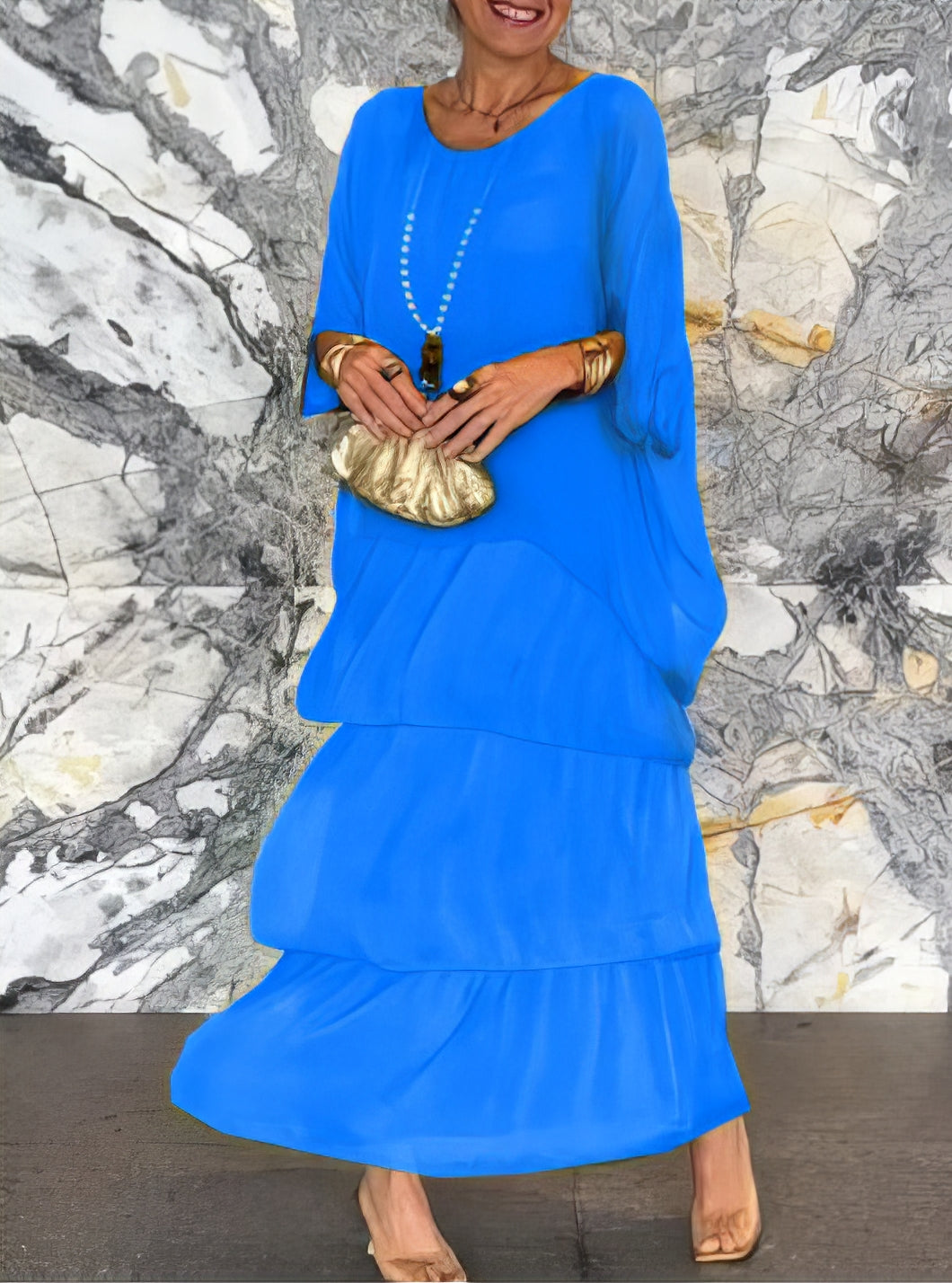 Caroline | Abito Maxi Elegante e Confortevole per Ogni Occasione