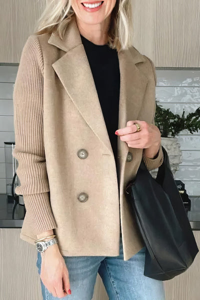 Claire | Cardigan Lungo Patchwork Chic e Super Comodo