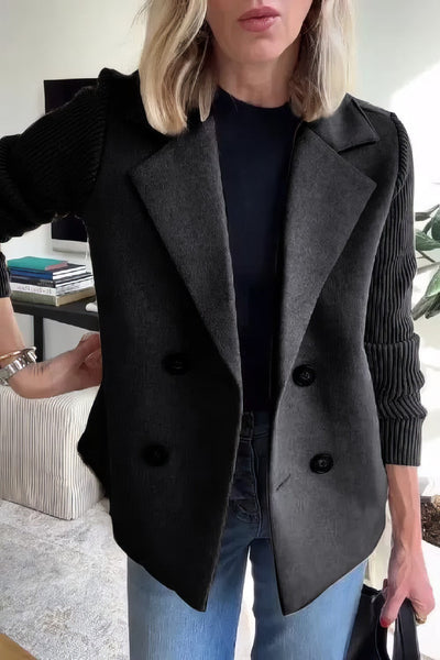 Claire | Cardigan Lungo Patchwork Chic e Super Comodo