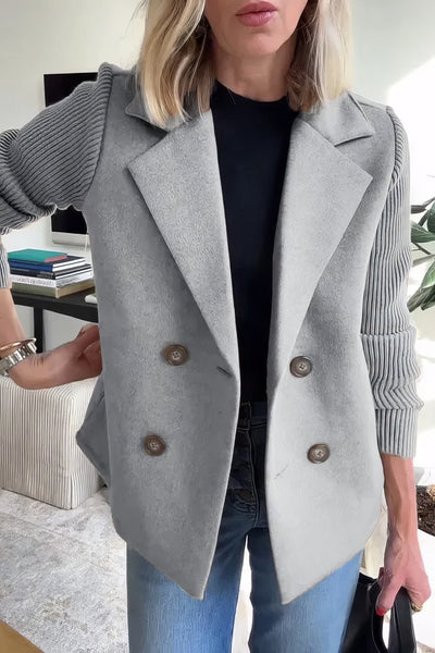Claire | Cardigan Lungo Patchwork Chic e Super Comodo