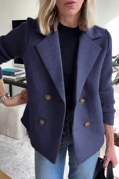 Claire | Cardigan Lungo Patchwork Chic e Super Comodo